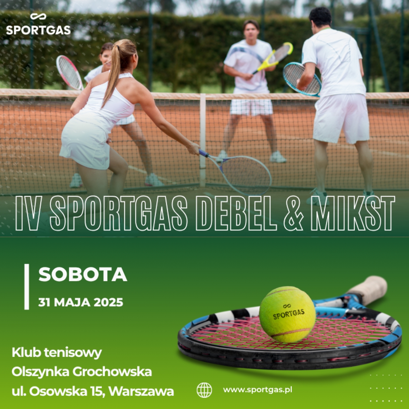 Zapraszamy na IV Sportgas Debel & Mikst 2025  
