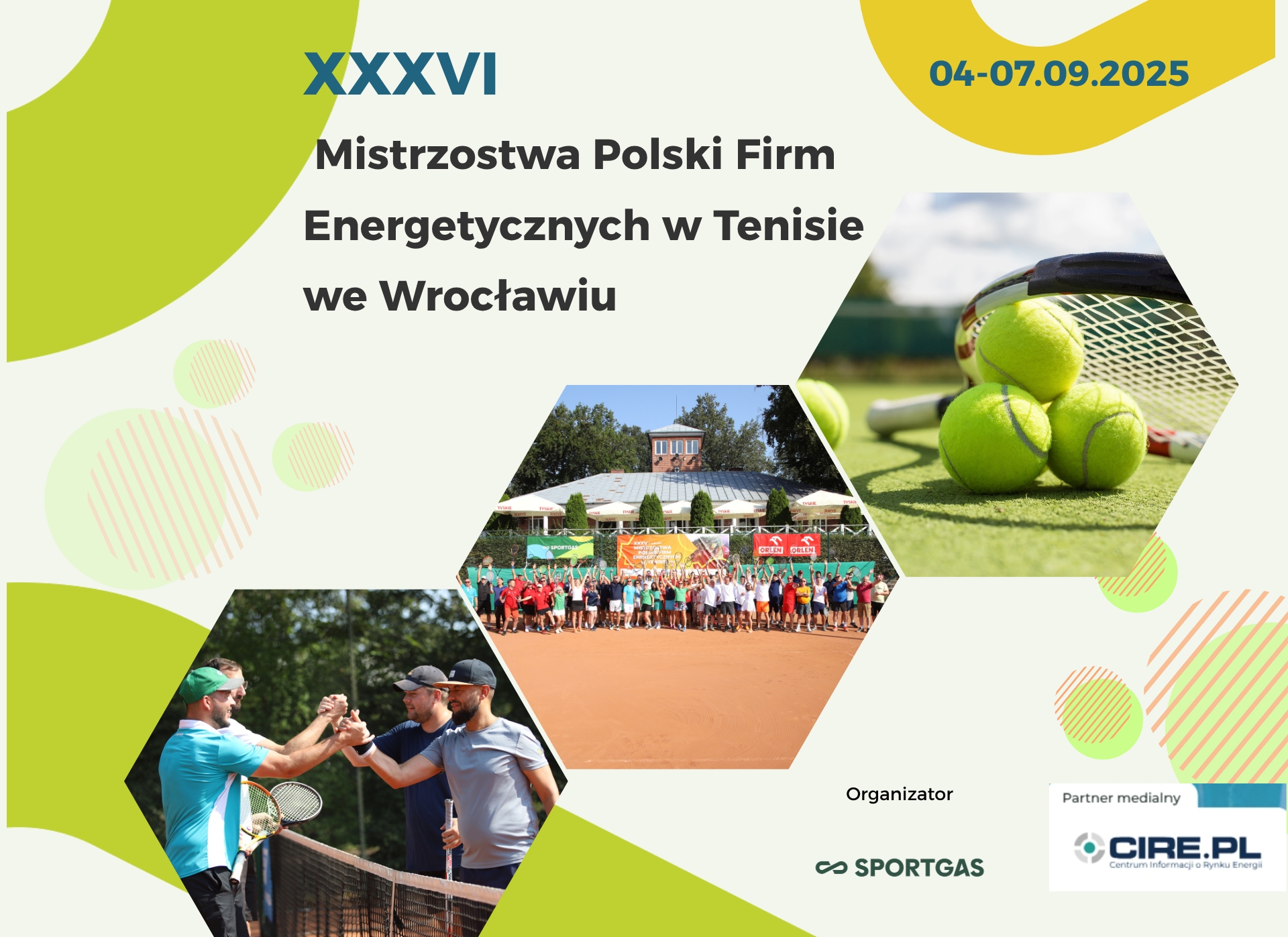 Zapowiedź Mistrzostw  Branży Energetycznej w Tenisie 4-7 września we Wrocławiu