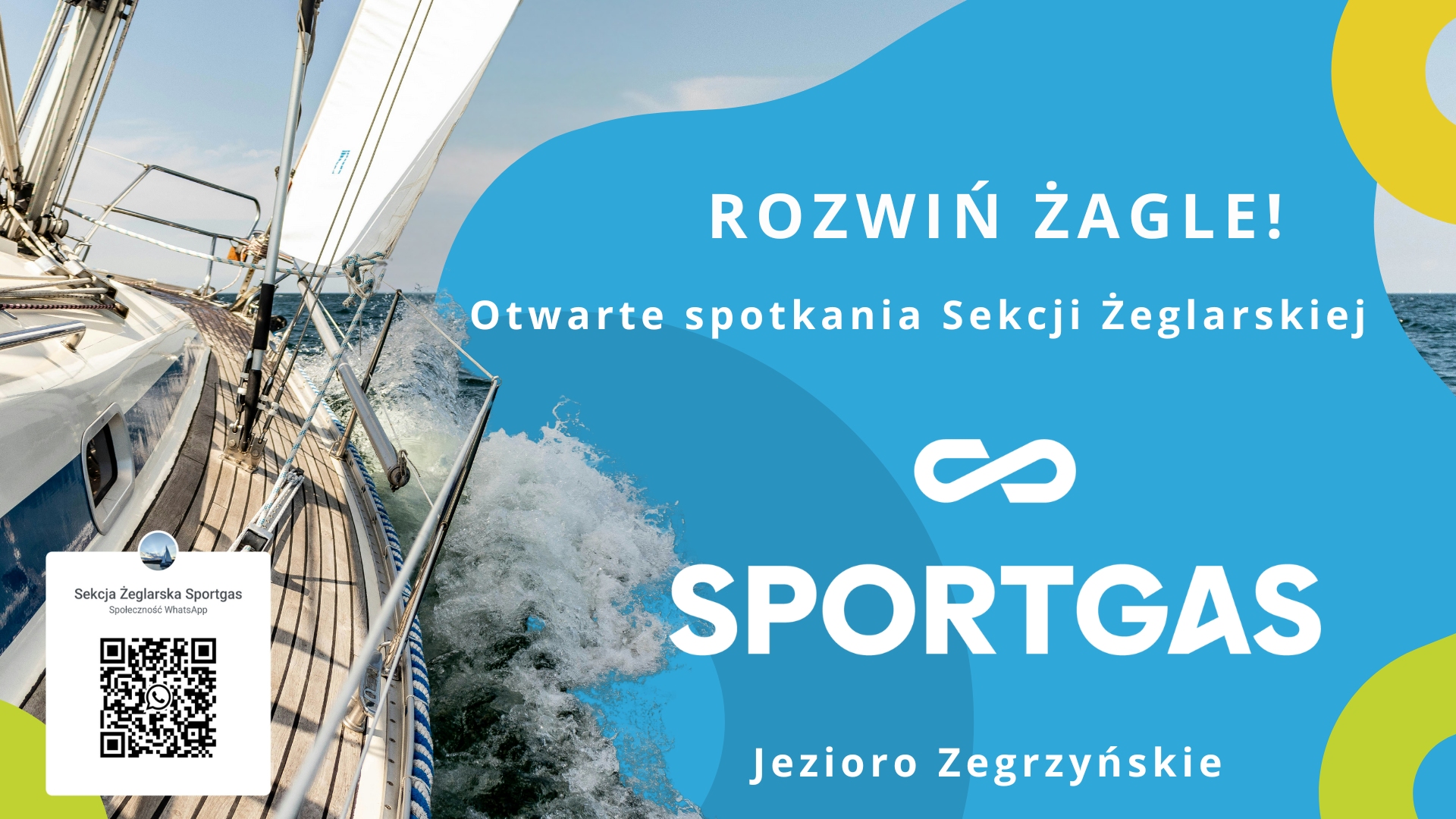 Rozwiń Żagle! Zapraszamy na otwarte spotkania żeglarskie!