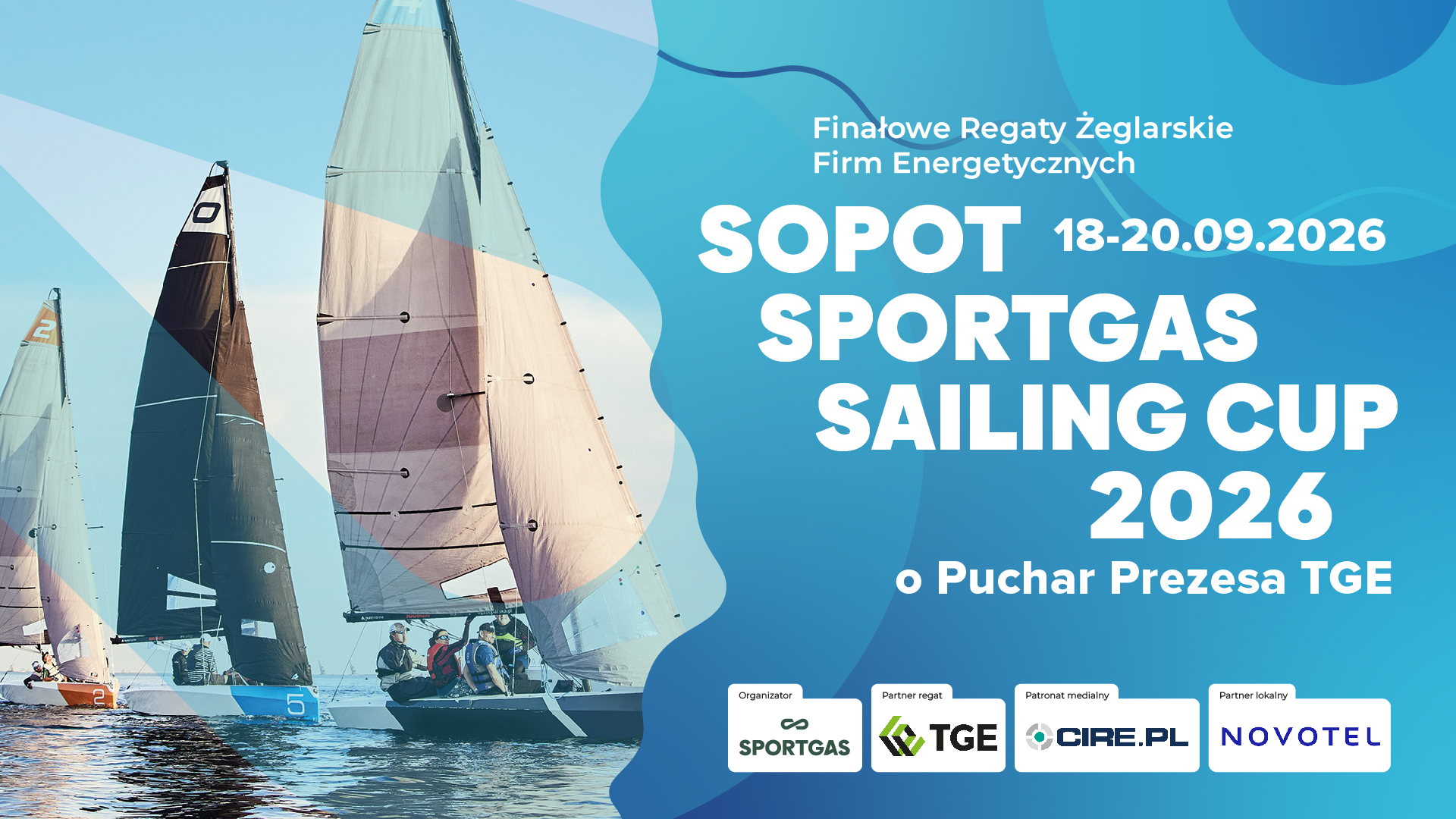 Zaproszenie na Finałowe Regaty Firm Energetycznych Sportgas Sailing Cup 2026 o Puchar Prezesa TGE
